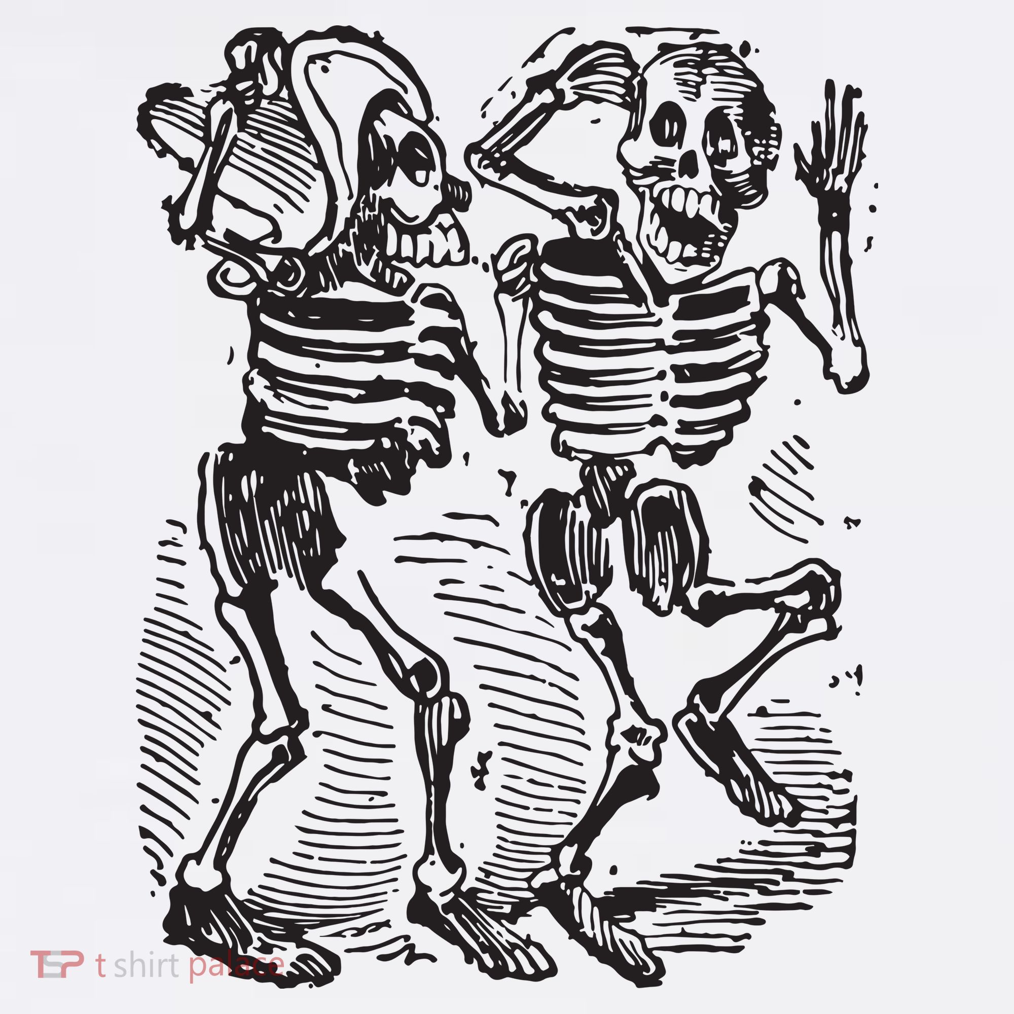 Dancing Skeletons Day Of Dead Dia De Los Muertos Women's Tank Top