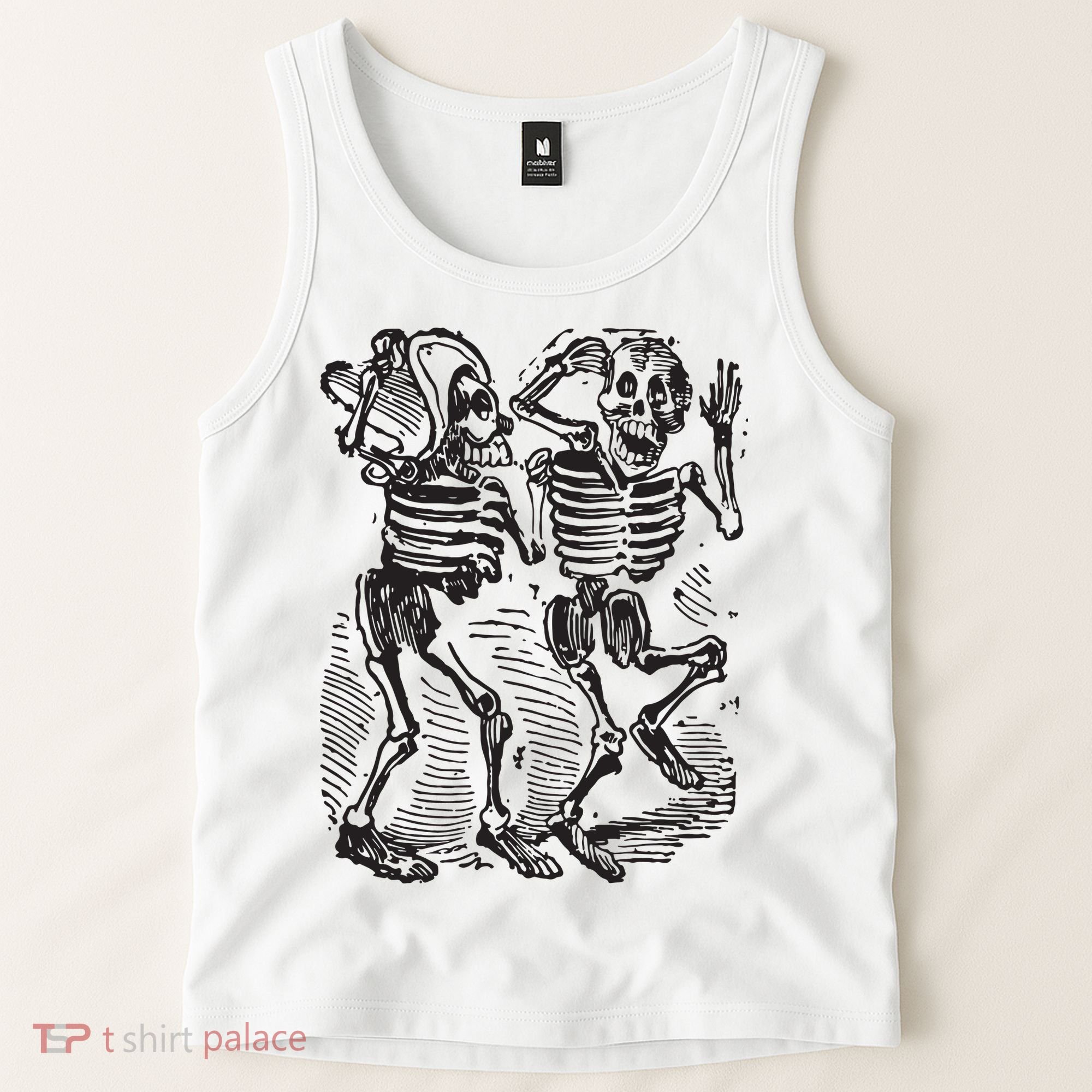 Dancing Skeletons Day Of Dead Dia De Los Muertos Tank Top
