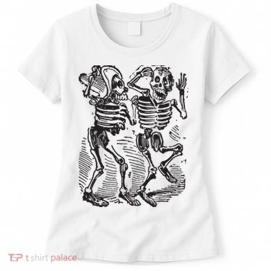 Dancing Skeletons Day Of Dead Dia De Los Muertos Women's T-Shirt