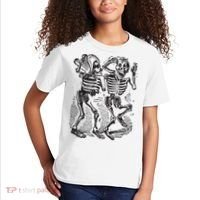 Dancing Skeletons Day Of Dead Dia De Los Muertos Kids T-Shirt thumb 2