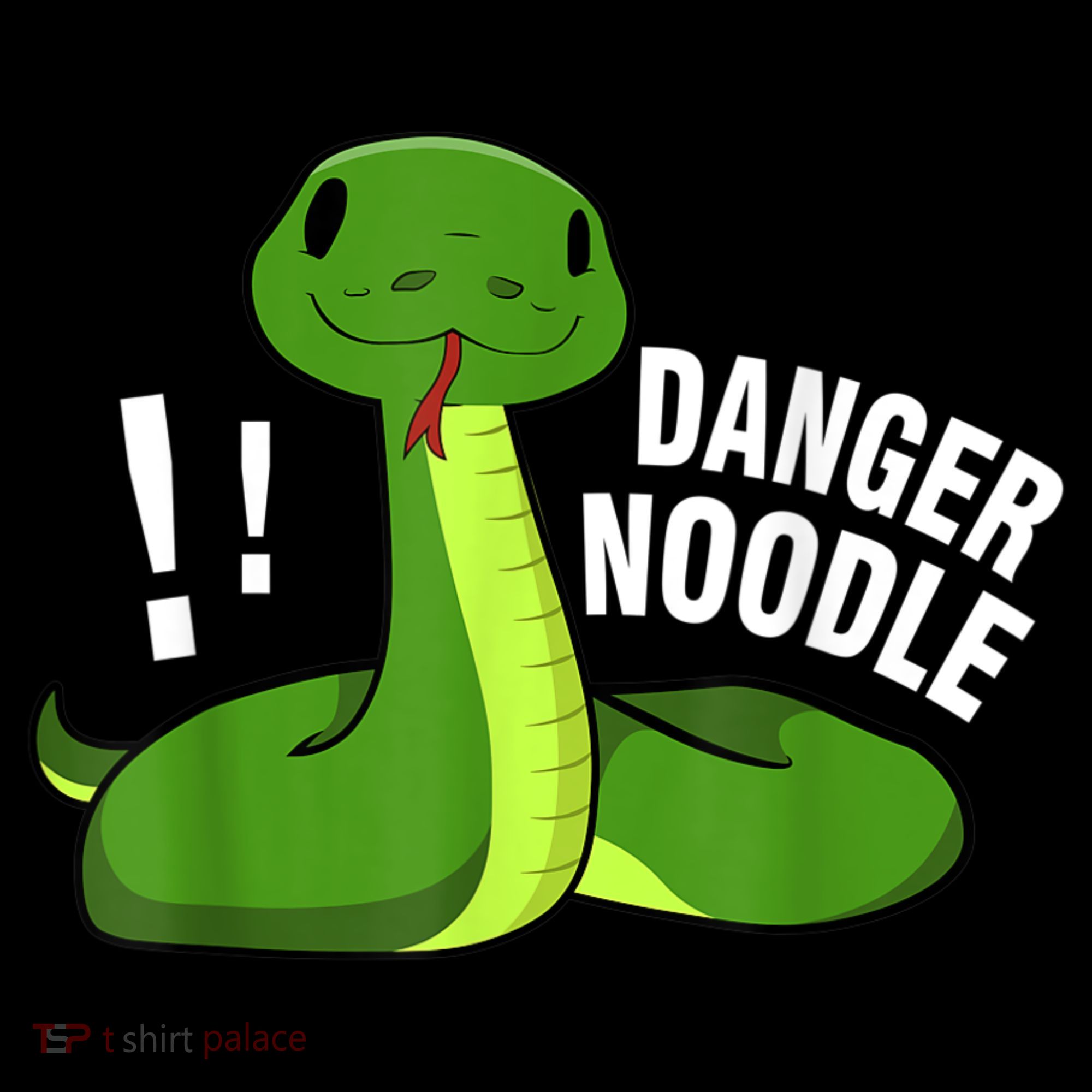 Dangerous Snake Danger Noodle USA-Made Doggie Bandana