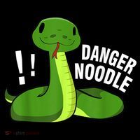 Dangerous Snake Danger Noodle Ornament thumb 1