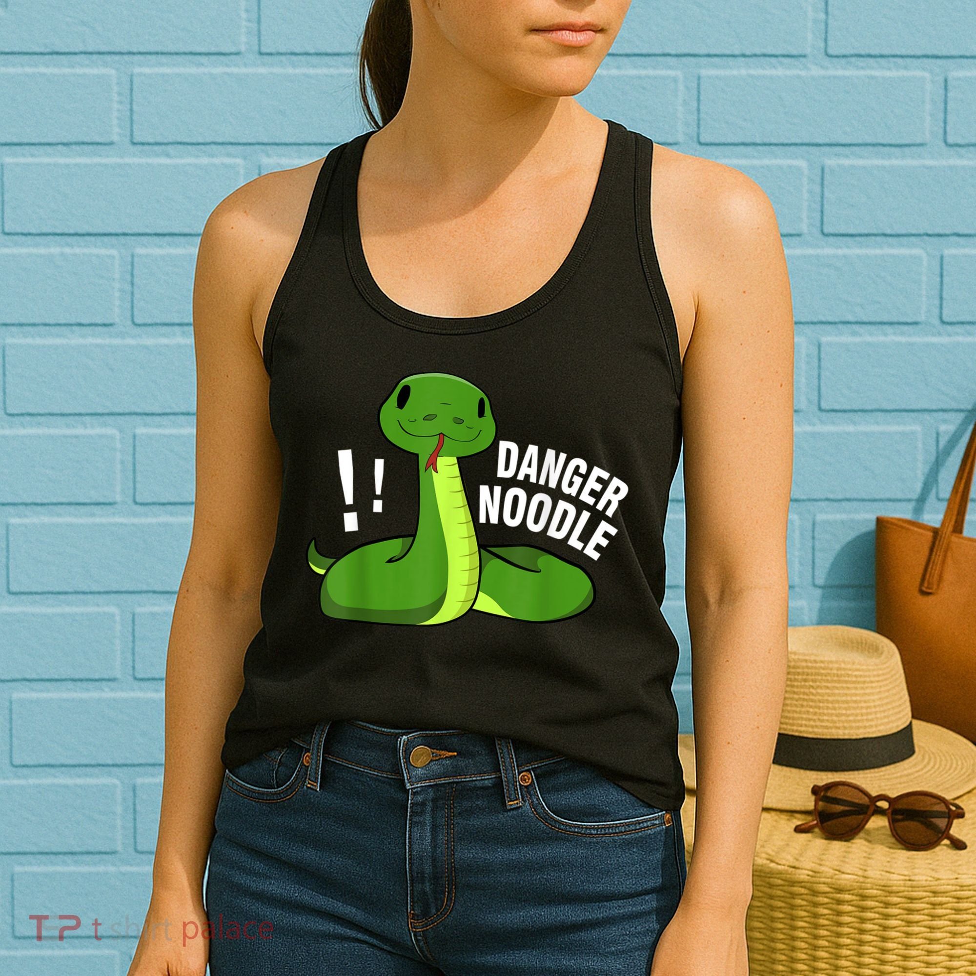 Dangerous Snake Danger Noodle Women's Tank Top