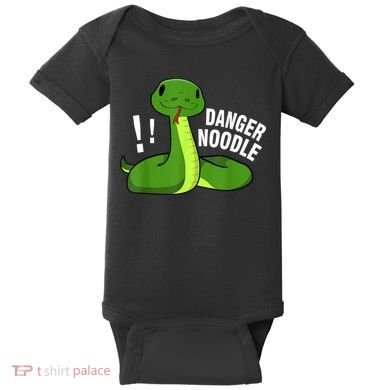 Dangerous Snake Danger Noodle Baby Bodysuit