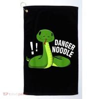 Dangerous Snake Danger Noodle Golf Towel thumb 0