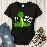 Dangerous Snake Danger Noodle Women's T-Shirt thumb 3