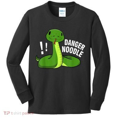 Dangerous Snake Danger Noodle Kids Long Sleeve Shirt