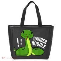 Dangerous Snake Danger Noodle Tote Bag thumb 0