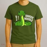 Dangerous Snake Danger Noodle T-Shirt thumb 3