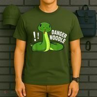Dangerous Snake Danger Noodle T-Shirt thumb 6