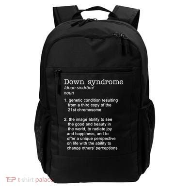 Down Syndrome Definition Backpack