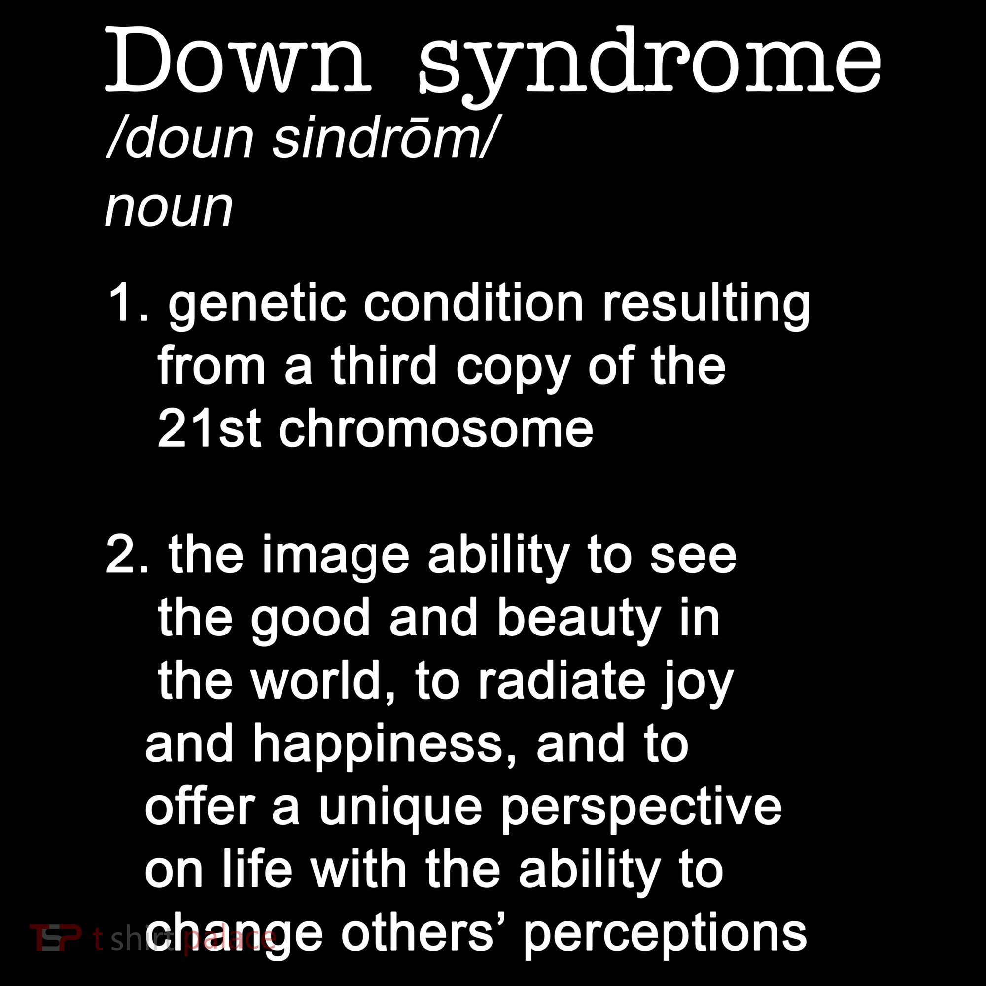 Down Syndrome Definition Women's Hoodie