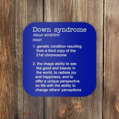 Down Syndrome Definition Coaster