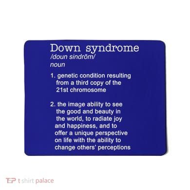 Down Syndrome Definition Mousepad