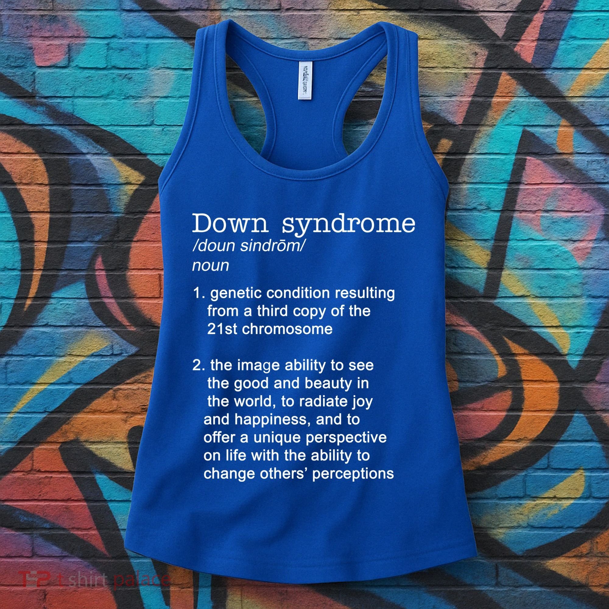 Down Syndrome Definition Women's Tank Top