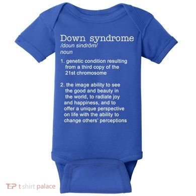 Down Syndrome Definition Baby Bodysuit