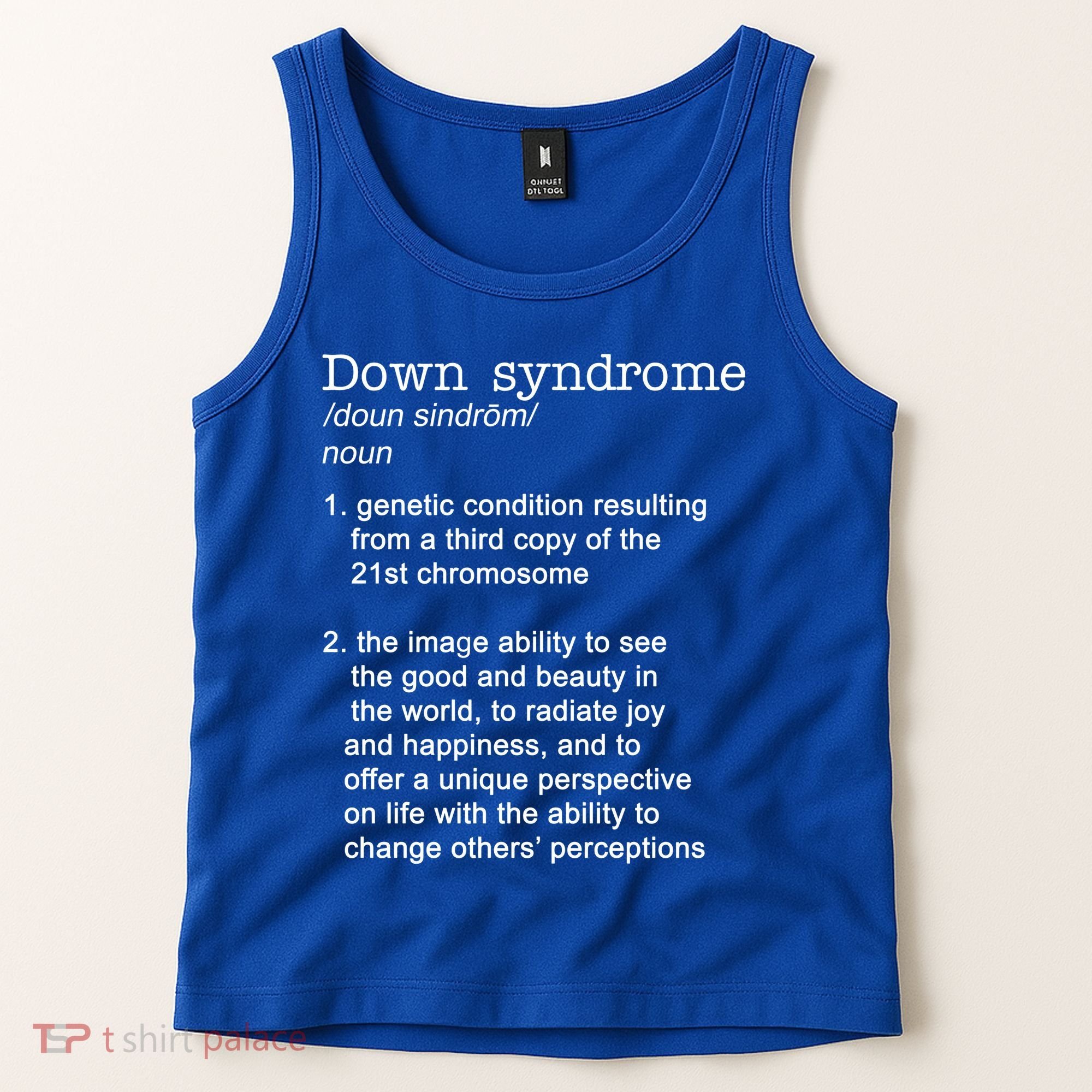Down Syndrome Definition Tank Top