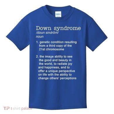 Down Syndrome Definition Kids T-Shirt