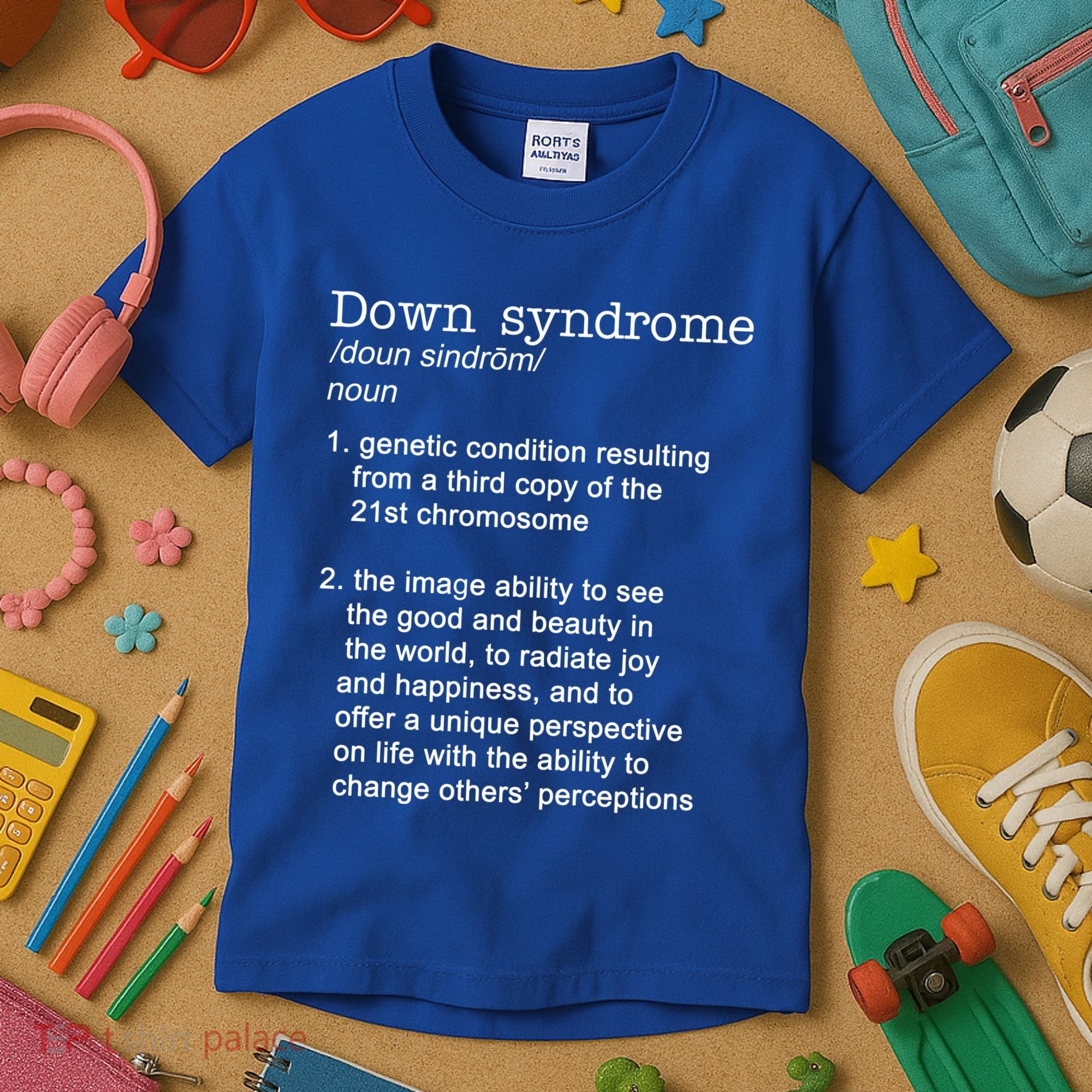 Down Syndrome Definition Kids T-Shirt