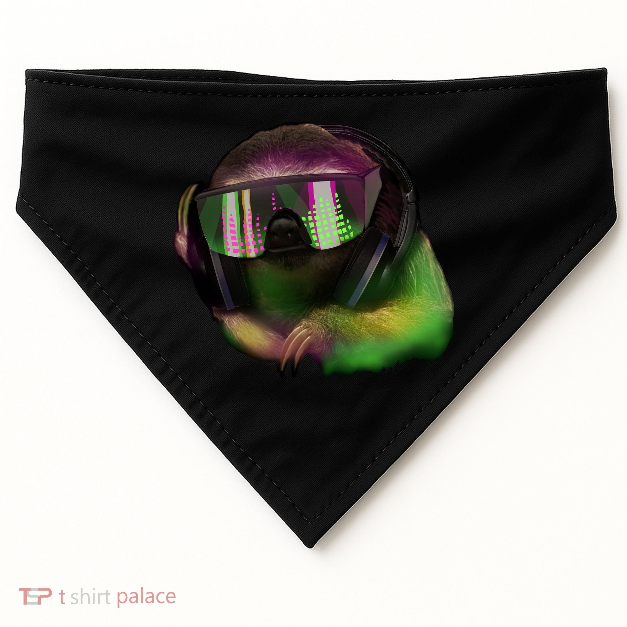 DJ Sloth USA-Made Doggie Bandana
