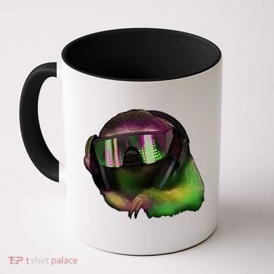 DJ Sloth Coffee Mug