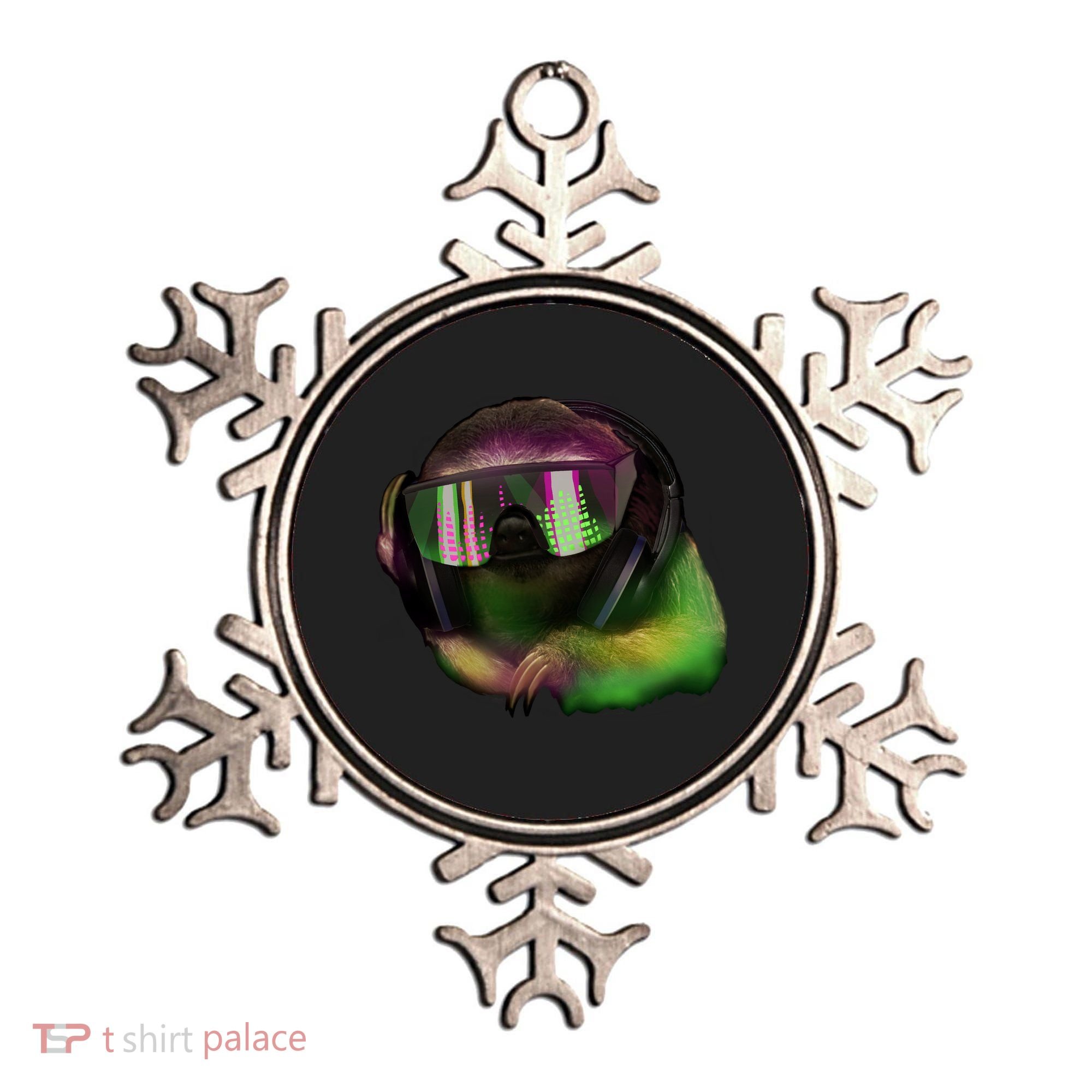 DJ Sloth Ornament