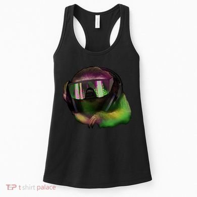 DJ Sloth Women's Tank Top