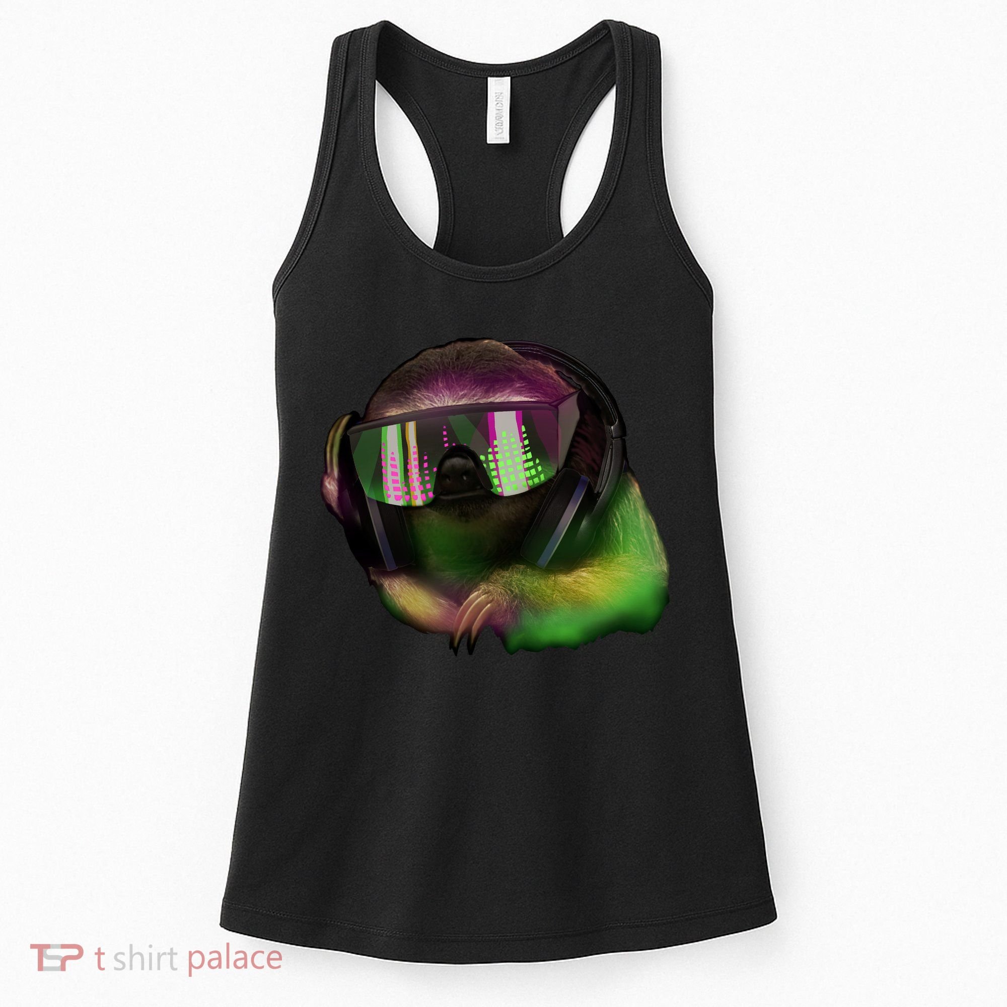 DJ Sloth Women's Tank Top