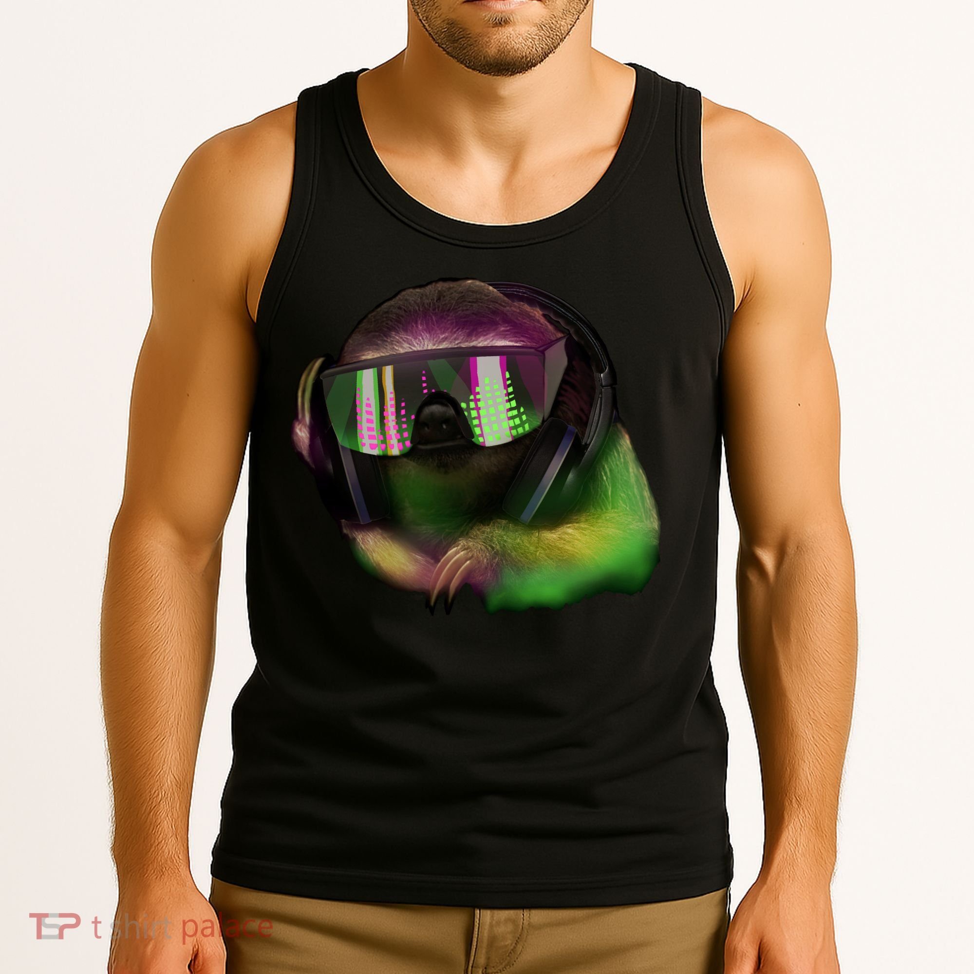 DJ Sloth Tank Top