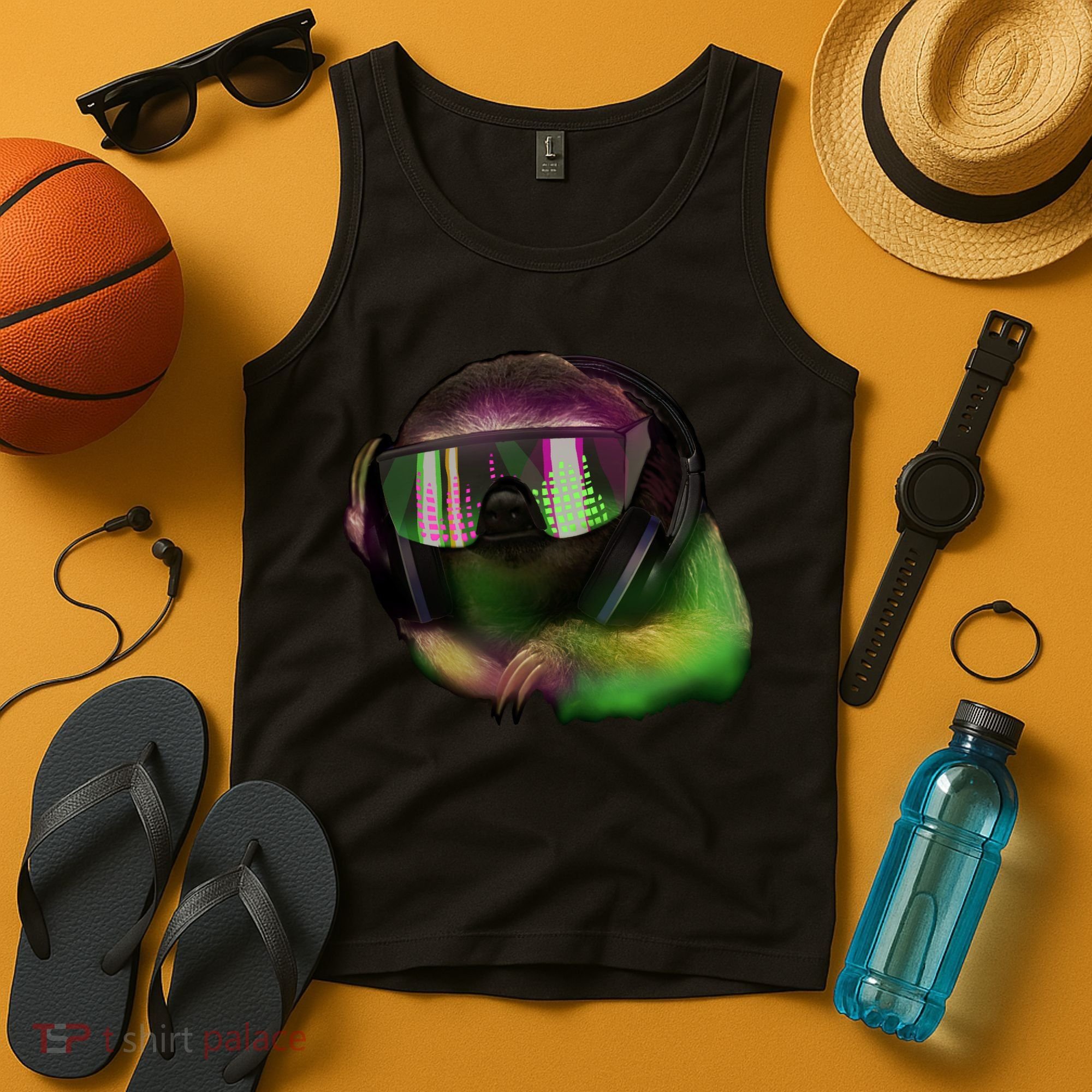 DJ Sloth Tank Top