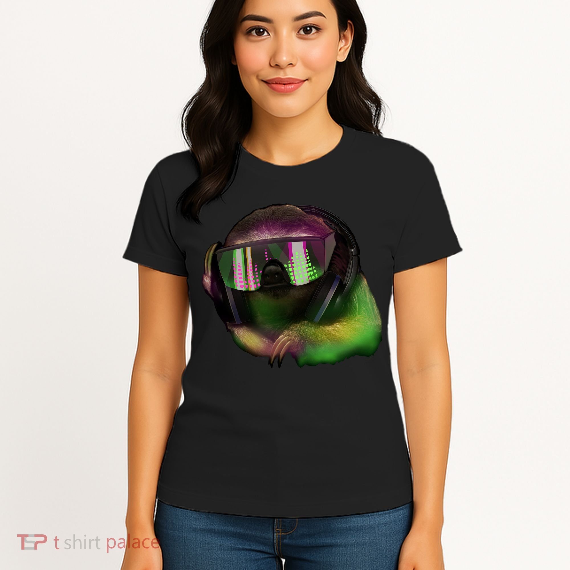 DJ Sloth Women's T-Shirt