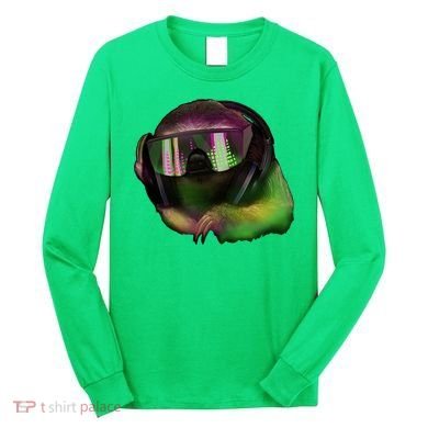DJ Sloth Long Sleeve Shirt