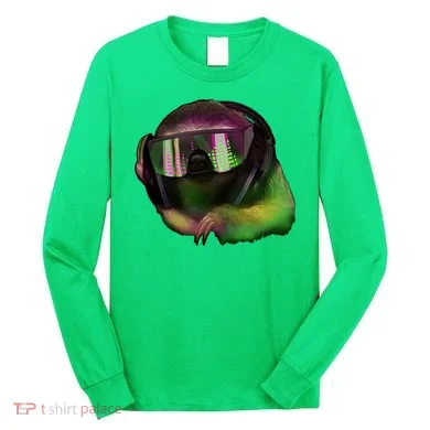 DJ Sloth Long Sleeve Shirt