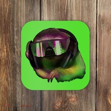 DJ Sloth Coaster