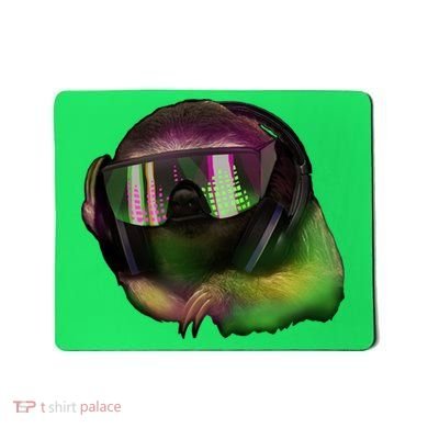 DJ Sloth Mousepad
