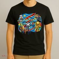 DRC Soccer Democratic Republic Of The Congo T-Shirt thumb 3