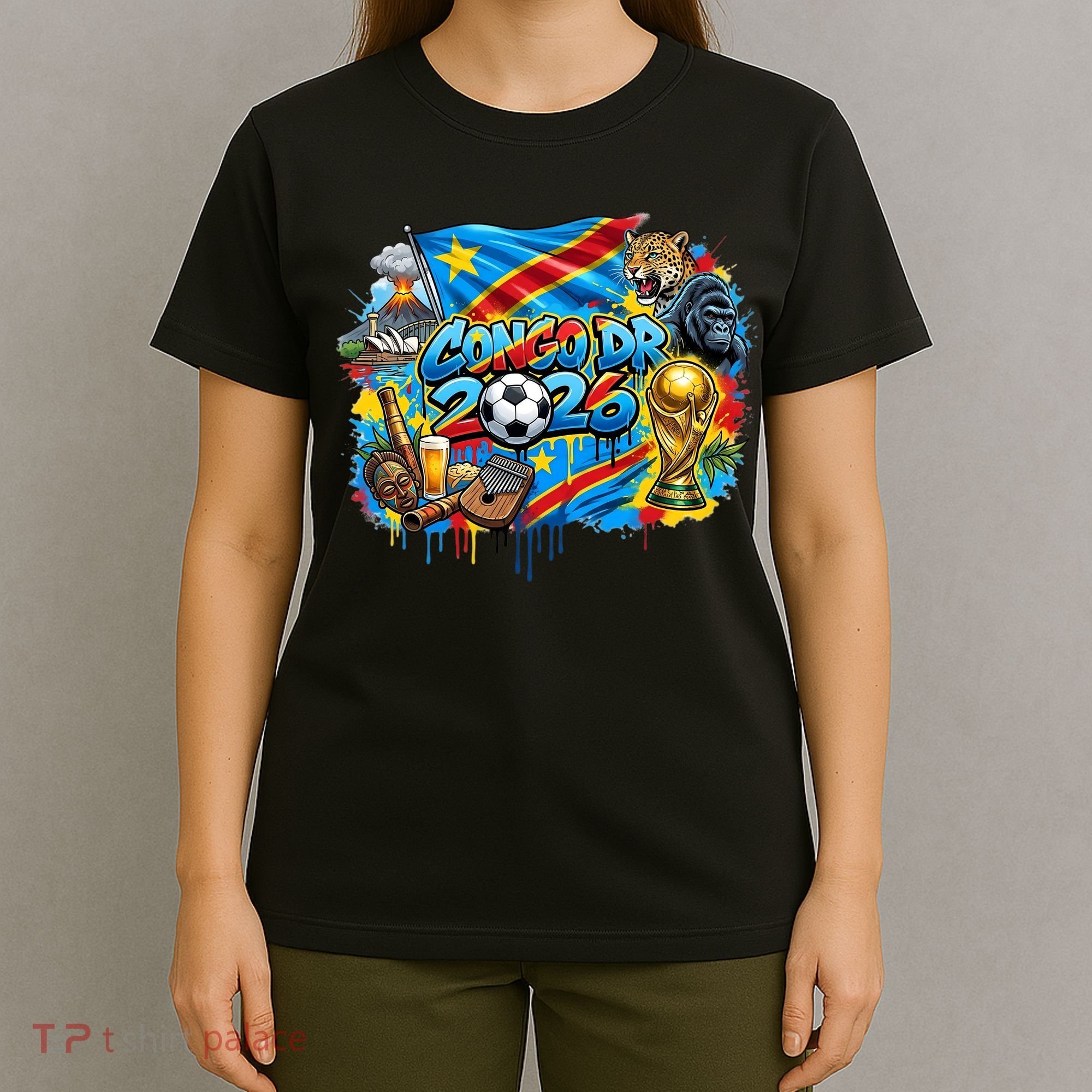 DRC Soccer Democratic Republic Of The Congo T-Shirt