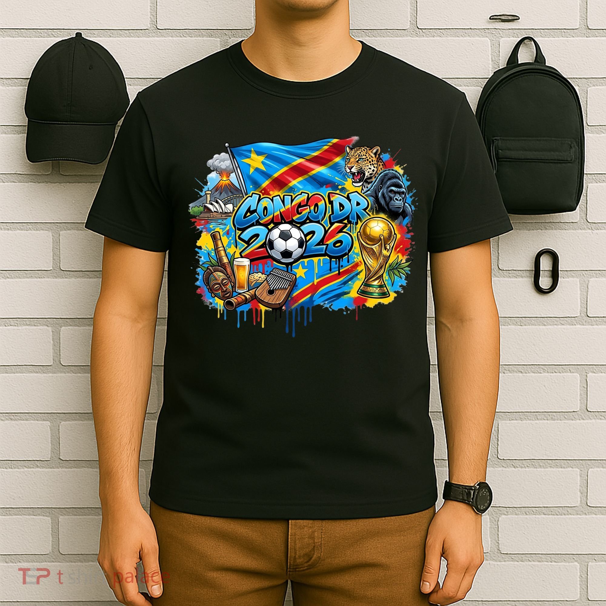 DRC Soccer Democratic Republic Of The Congo T-Shirt