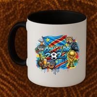 DRC Soccer Democratic Republic Of The Congo Coffee Mug thumb 2