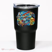 DRC Soccer Democratic Republic Of The Congo Tumbler thumb 0