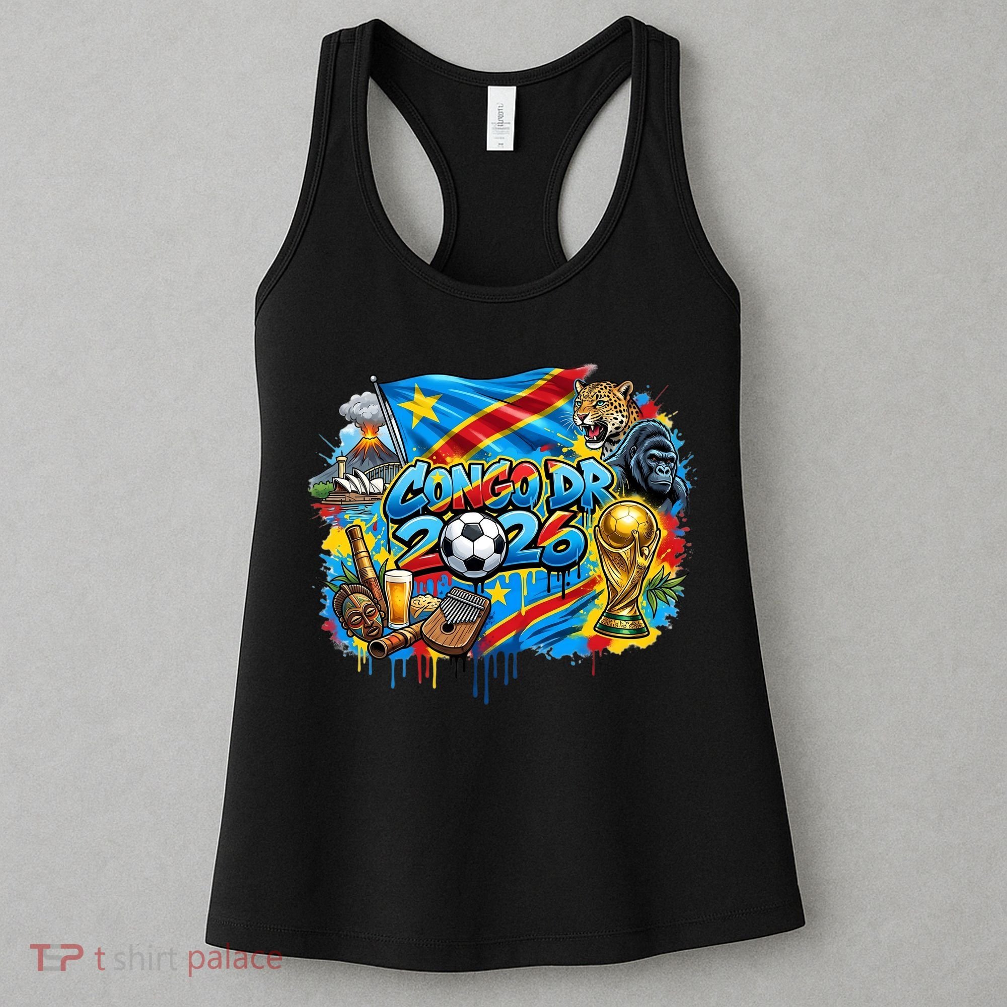 DRC Soccer Democratic Republic Of The Congo Women's Tank Top
