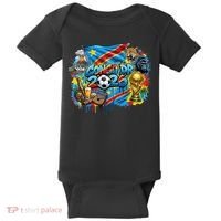 DRC Soccer Democratic Republic Of The Congo Baby Bodysuit thumb 0