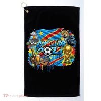 DRC Soccer Democratic Republic Of The Congo Golf Towel thumb 0