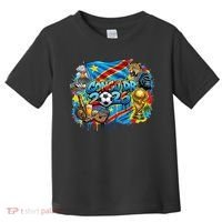DRC Soccer Democratic Republic Of The Congo Toddler T-Shirt thumb 0