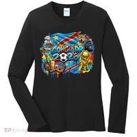 DRC Soccer Democratic Republic Of The Congo Women's Long Sleeve Shirt thumb 0