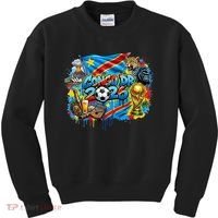 DRC Soccer Democratic Republic Of The Congo Kids Sweatshirt thumb 0