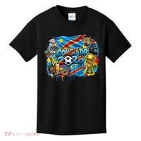 DRC Soccer Democratic Republic Of The Congo Kids T-Shirt thumb 0
