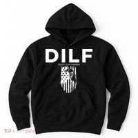 DILF SHIRT (DAMN I LOVE FREEDOM) DAD SHIRT Hoodie thumb 0