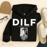 DILF SHIRT (DAMN I LOVE FREEDOM) DAD SHIRT Hoodie thumb 4
