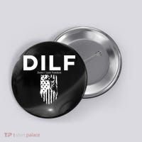DILF SHIRT (DAMN I LOVE FREEDOM) DAD SHIRT Button thumb 0